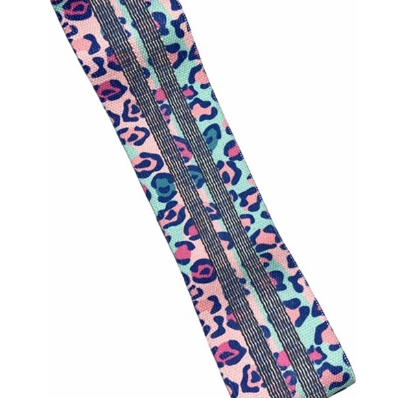multi color leopard print non slip booty band/resistence band - Picture 2 of 2
